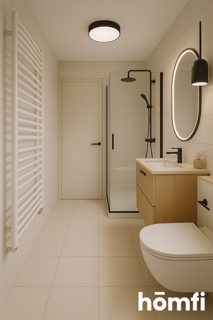 Kawalerka 39m2 z osobną kuchnią i garażem na Krzykach - Mieszkanie - Sprzedaż - Wrocław, Krzyki