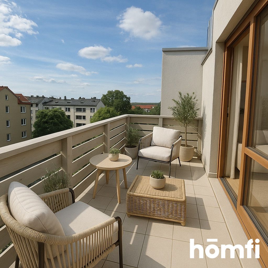 Kawalerka 39m2 z osobną kuchnią i garażem na Krzykach - Mieszkanie - Sprzedaż - Wrocław, Krzyki