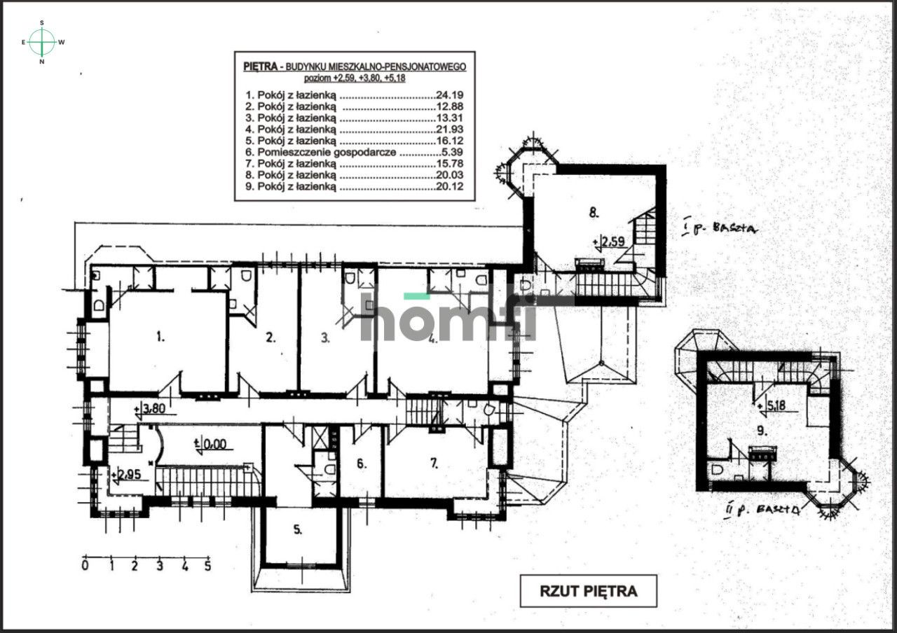 Dworek myśliwski - hotel w Łagiewnikach - Lokal użytkowy - Sprzedaż - Łódź, Bałuty