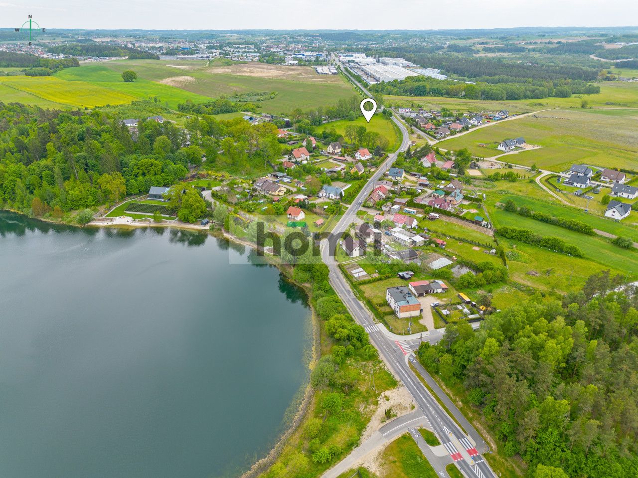 Investment plot in Kaszuby, Dąbie - Plot - Sale - Bytowski, Bytów / Dąbie