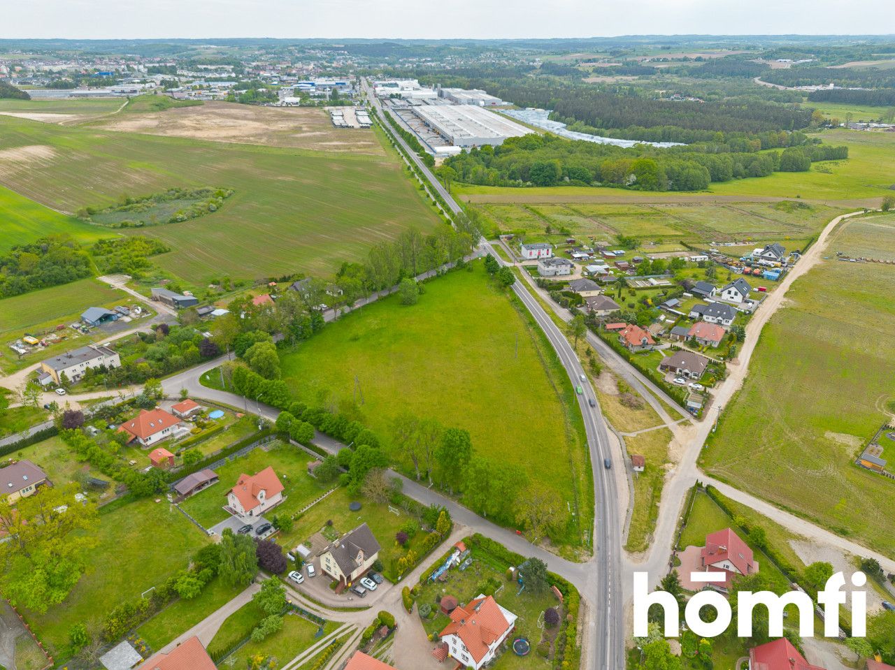 Investment plot in Kaszuby, Dąbie - Plot - Sale - Bytowski, Bytów / Dąbie