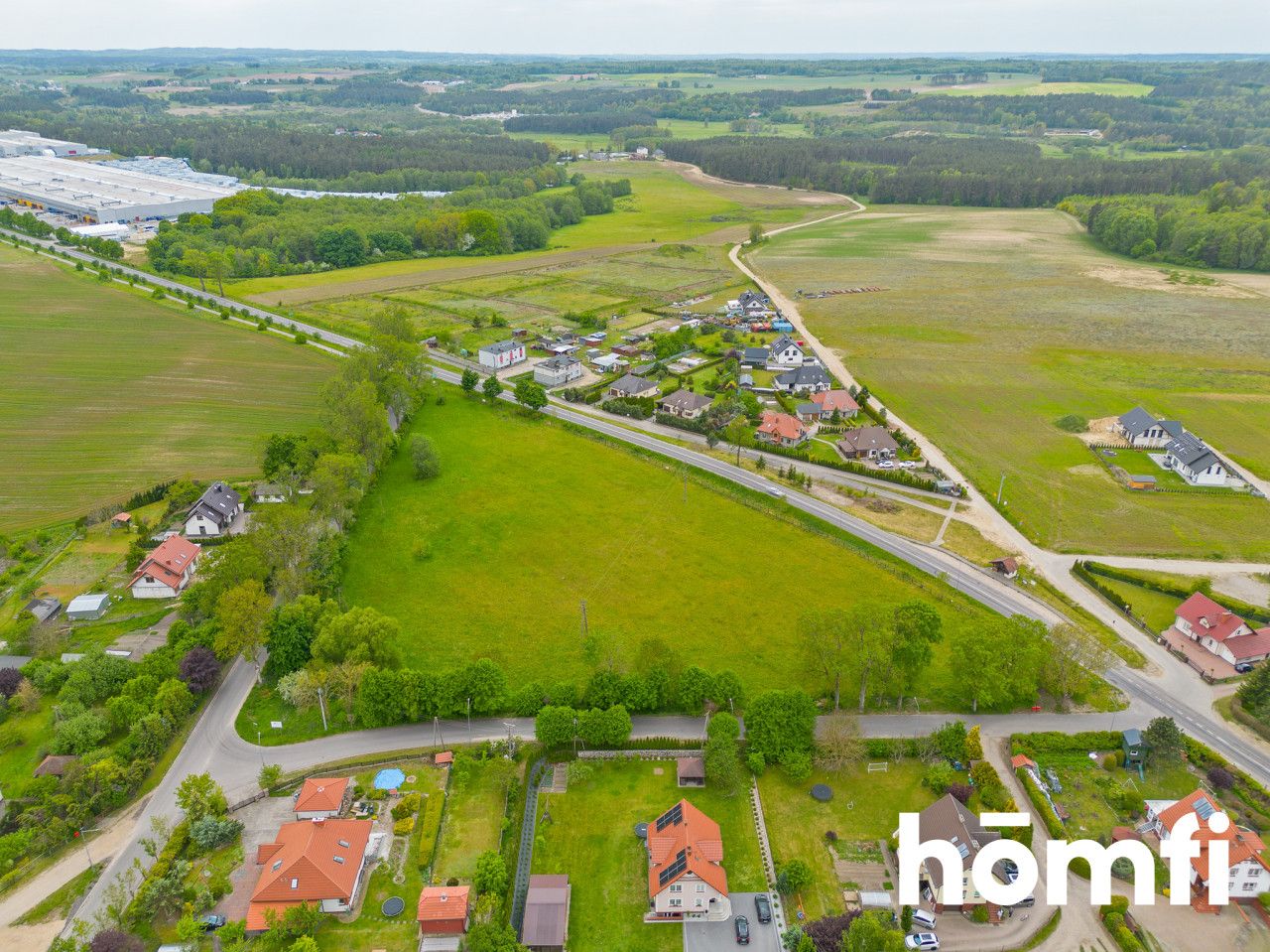 Investment plot in Kaszuby, Dąbie - Plot - Sale - Bytowski, Bytów / Dąbie