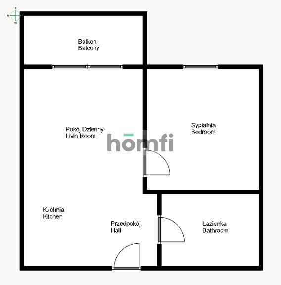 NEW 2-ROOM APARTMENT OF 40sqm | PACHOŃSKIEGO PRĄDNIK BIAŁY - Apartment - Rent - Kraków, Krowodrza / Prądnik Biały