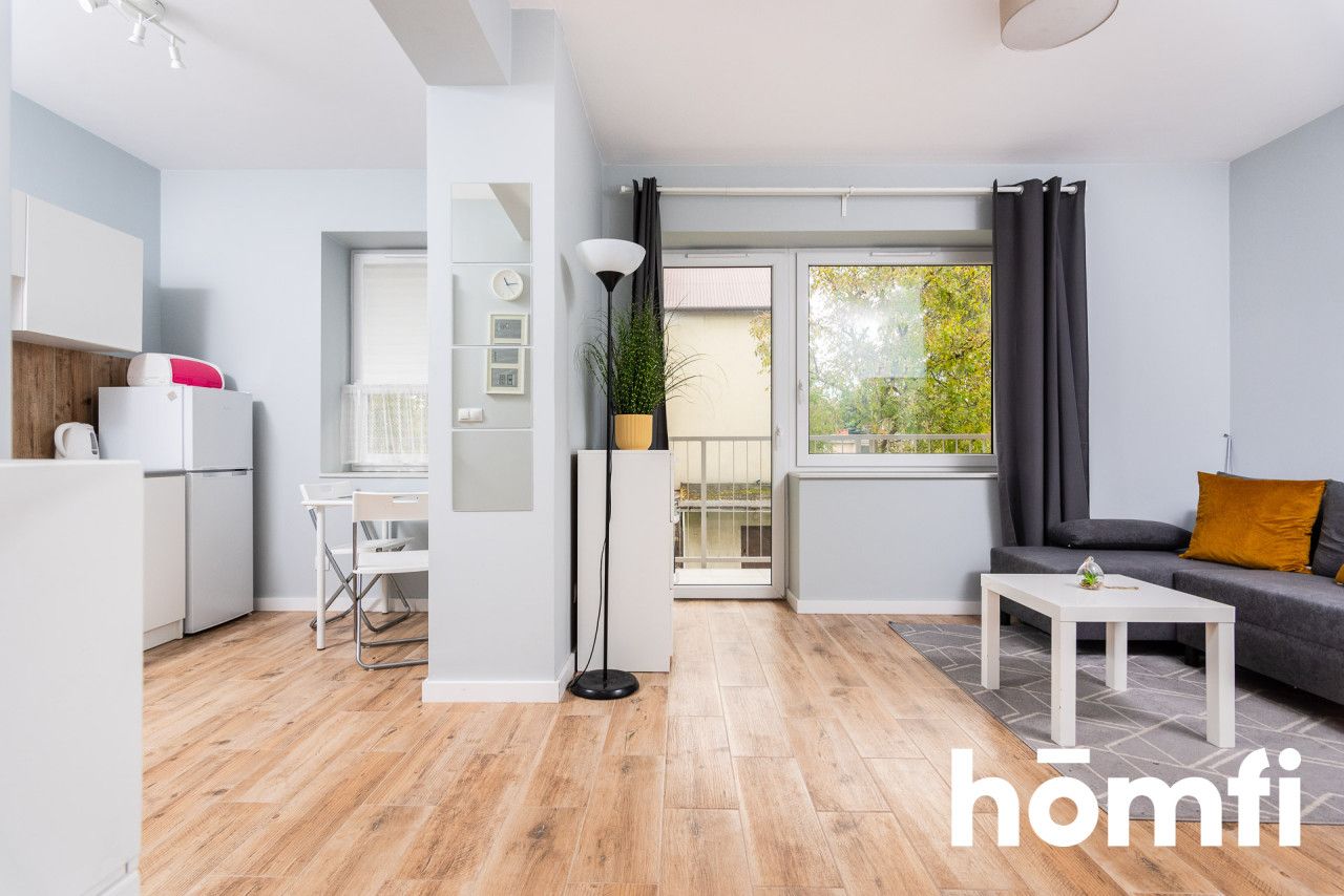 Cozy studio apartment with a large balcony in green area at Rakuś street - Apartment - Rent - Kraków, Podgórze / Bieżanów-Prokocim