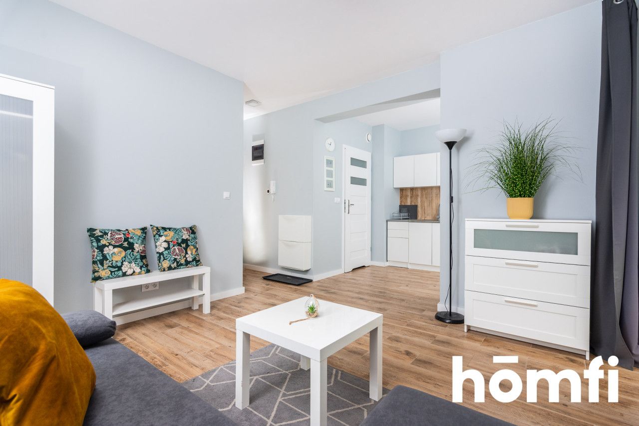 Cozy studio apartment with a large balcony in green area at Rakuś street - Apartment - Rent - Kraków, Podgórze / Bieżanów-Prokocim