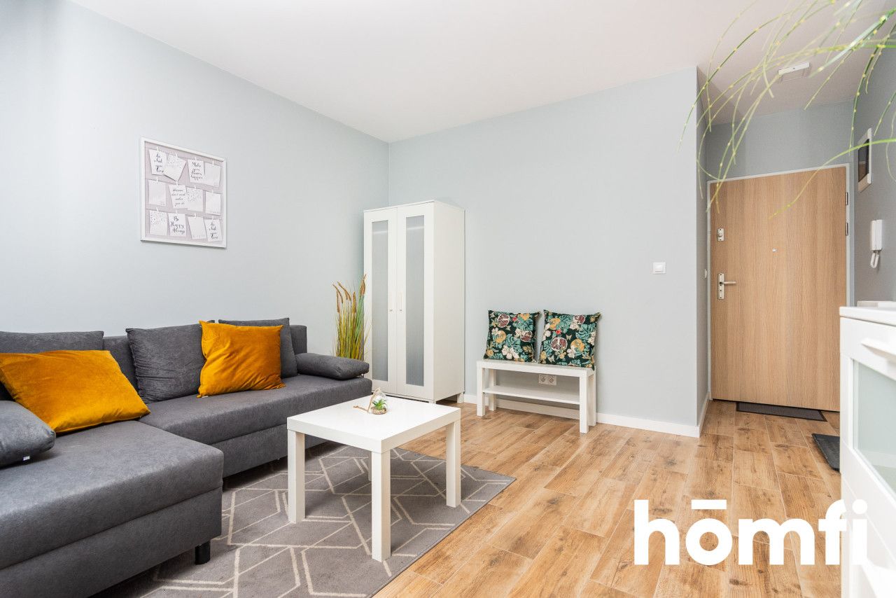 Cozy studio apartment with a large balcony in green area at Rakuś street - Apartment - Rent - Kraków, Podgórze / Bieżanów-Prokocim