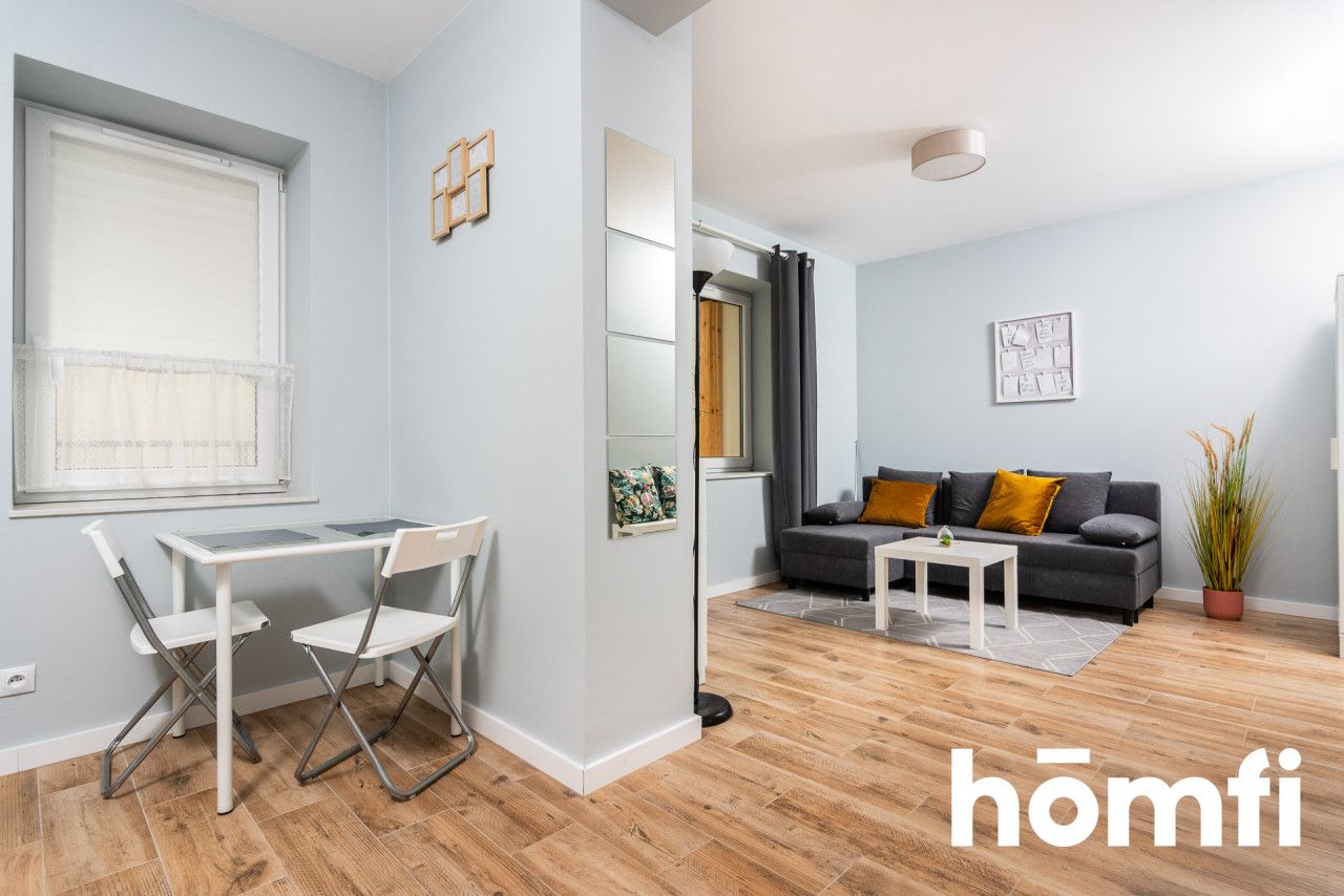 Cozy studio apartment with a large balcony in green area at Rakuś street - Квартира - Оренда - Kraków, Podgórze / Bieżanów-Prokocim