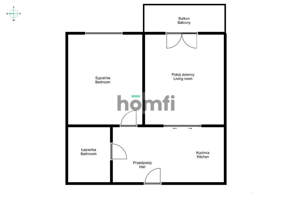 2-room apartment with a River view - Zakładowa St. - Apartment - Sale - Wrocław, Psie Pole / Kleczków