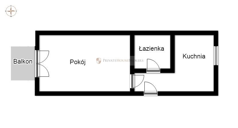 27m Studio ul. Łokietka, Nowy Kleparz - Mieszkanie - Wynajem - Kraków, Krowodrza