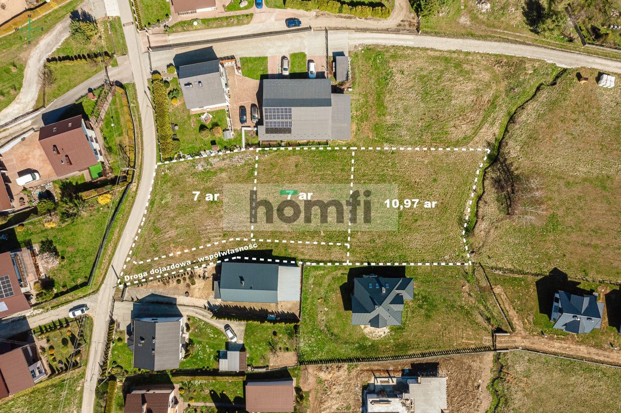 Plot of 1097 m2 with WZ with a scenic view - Plot - Sale - Rzeszów, Przybyszówka