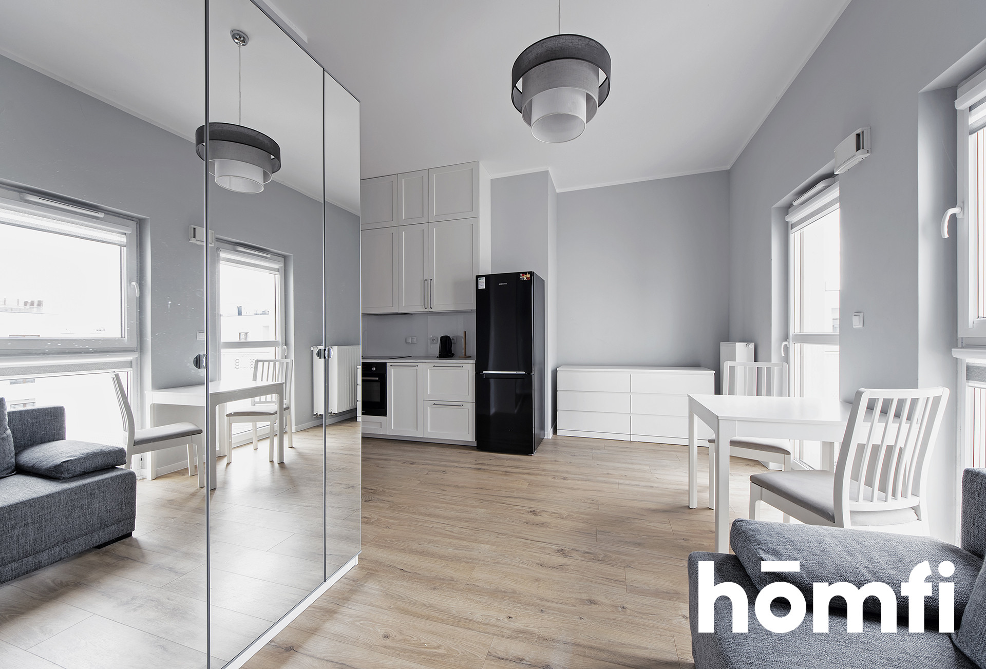 Modern studio apartment with a balcony! - Квартира - Оренда - Poznań, Nowe Miasto / Rataje