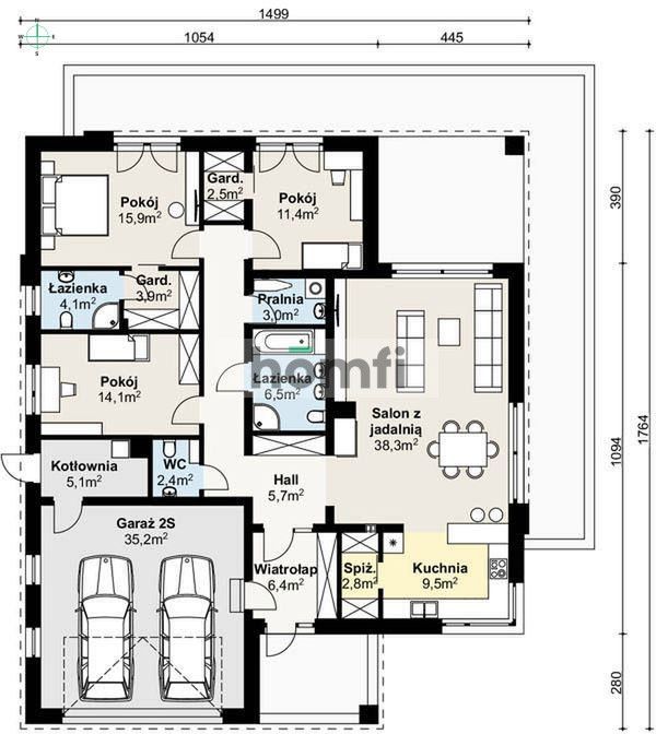 Nowoczesny dom z ogrodem przy lesie | pod Łodzią - Dom - Sprzedaż - Pabianicki, Lutomiersk / Wrząca