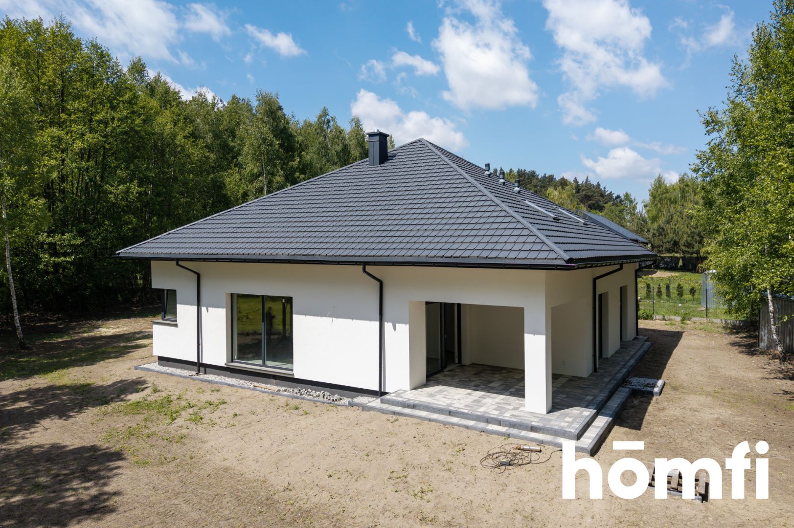 Modern house by the forest with a garage | Wrząca - House - Sale - Pabianicki, Lutomiersk / Wrząca