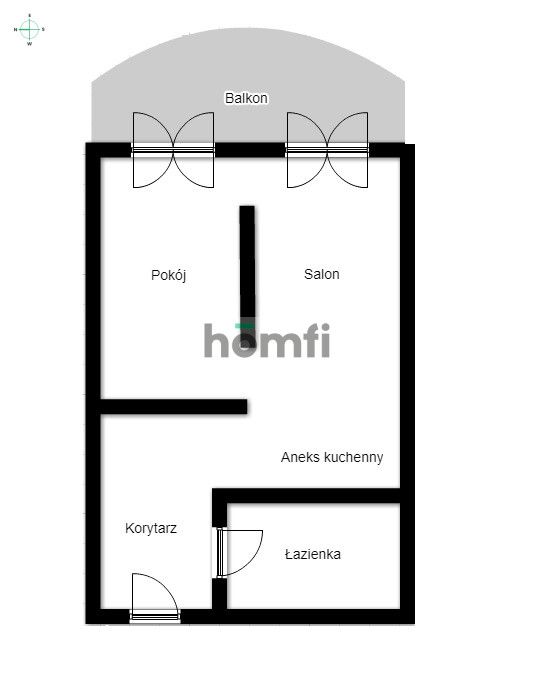 Two-rooms apartment, Bronowicka Street - Apartment - Rent - Kraków, Krowodrza / Bronowice