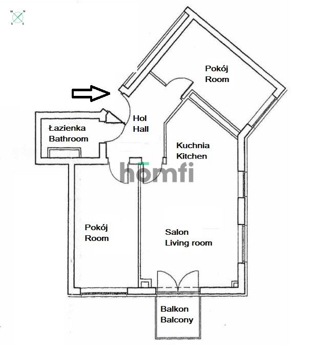 3-pokoje 63 m2 aleja Marcina Kromera z komórką lokatorską i parkingiem - Mieszkanie - Sprzedaż - Wrocław, Psie Pole / Karłowice