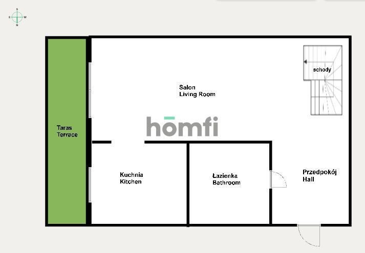 two-level apartment located at Ołtaszyn - Apartment - Sale - Wrocław, Krzyki / Ołtaszyn