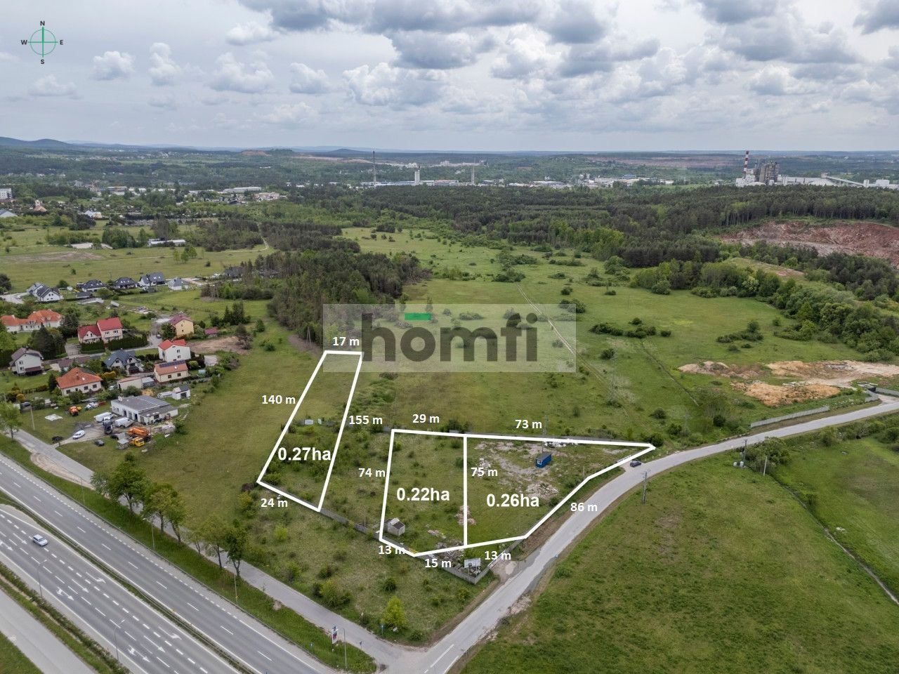 Kompleks budynków biurowo-magazynowych - Działka - Sprzedaż - Kielecki, Nowiny / Bolechowice