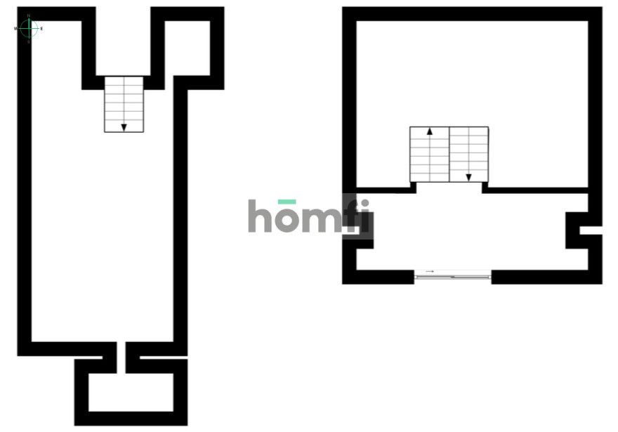 Lokal 61 m² dwupoziomowy – wejście od ulicy - Lokal użytkowy - Wynajem - Krakowski, Skawina