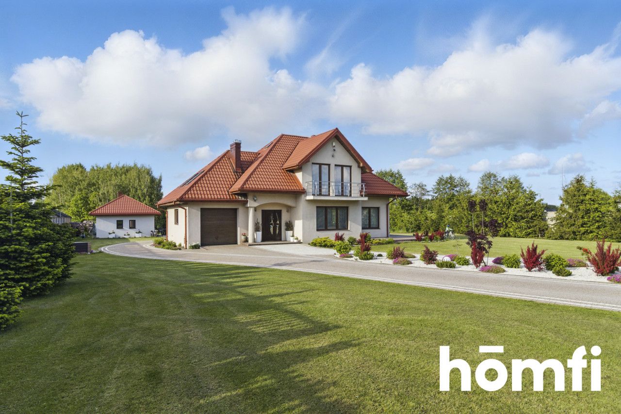 Rezydencja ze stawem w Klwatach koło Radomia - Dom - Sprzedaż - Radomski, Jedlińsk / Klwaty