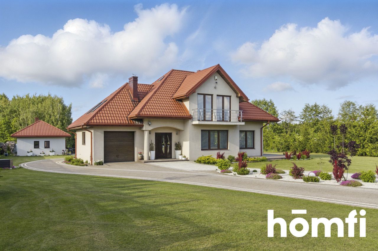 Rezydencja ze stawem w Klwatach koło Radomia - Dom - Sprzedaż - Radomski, Jedlińsk / Klwaty