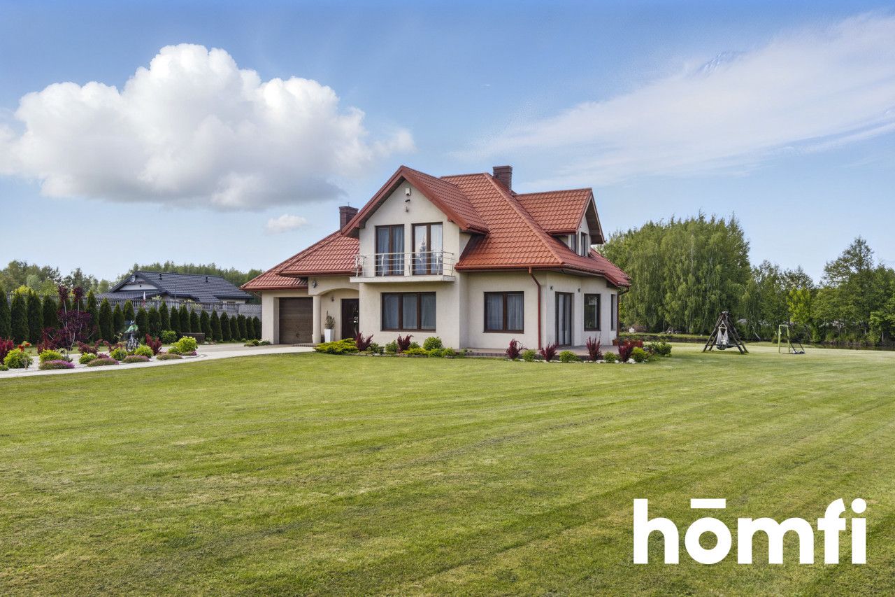 Rezydencja ze stawem w Klwatach koło Radomia - Dom - Sprzedaż - Radomski, Jedlińsk / Klwaty