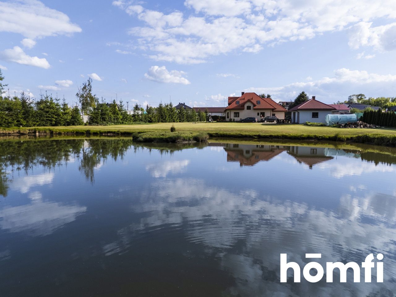 Rezydencja ze stawem w Klwatach koło Radomia - Dom - Sprzedaż - Radomski, Jedlińsk / Klwaty