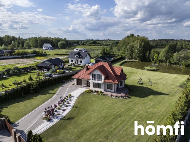 Rezydencja ze stawem w Klwatach koło Radomia - Dom - Sprzedaż - Radomski, Jedlińsk / Klwaty