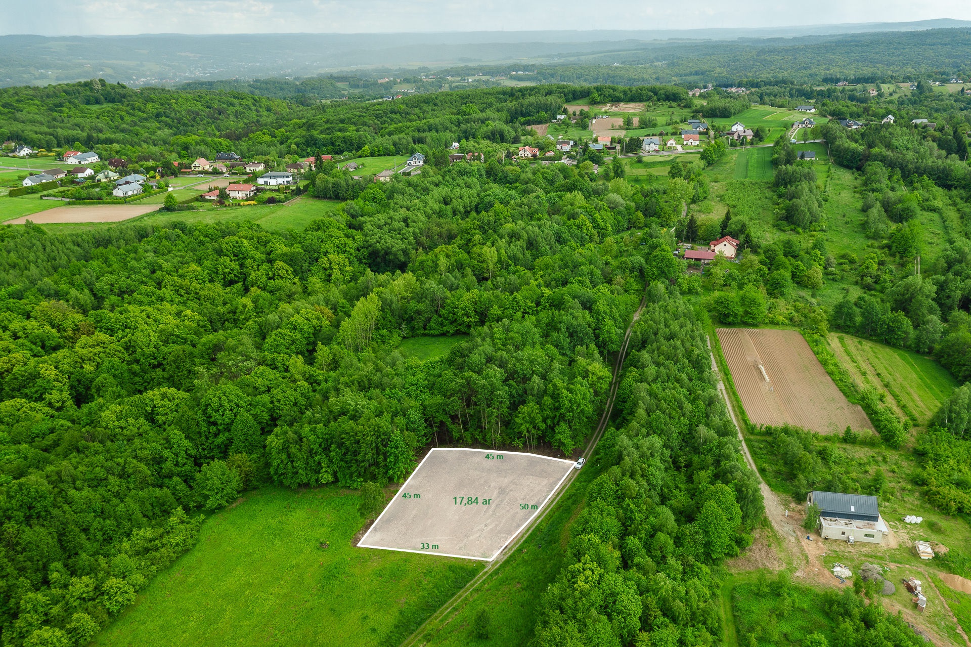For Sale: Scenic Building Plot – 1,784 m² | Tyczyn near Rzeszów - Plot - Sale - Rzeszowski, Tyczyn
