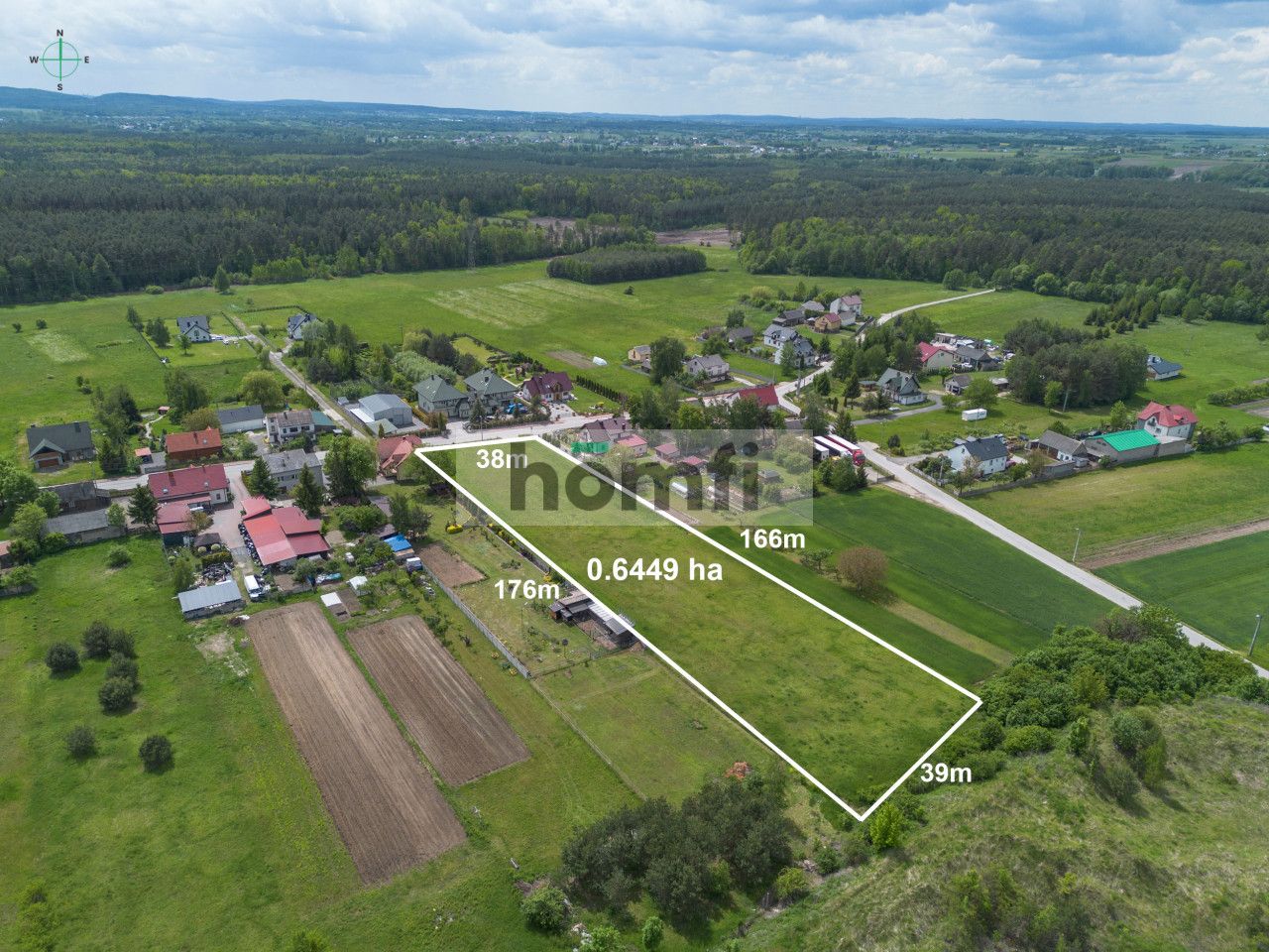 Rozwojowa działka Kostomłoty Drugie - Działka - Sprzedaż - Kielecki, Miedziana Góra / Kostomłoty Drugie