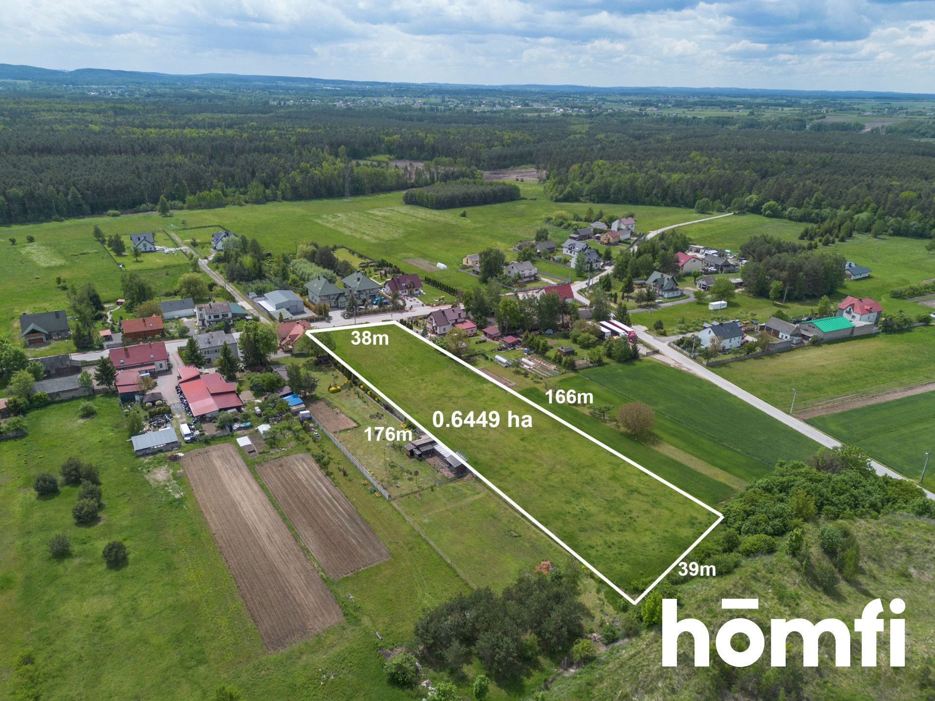 Rozwojowa działka Kostomłoty Drugie - Działka - Sprzedaż - Kielecki, Miedziana Góra / Kostomłoty Drugie