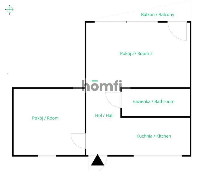 Two Rooms | Separate Kitchen | Przymorze - Квартира - Оренда - Gdańsk, Przymorze