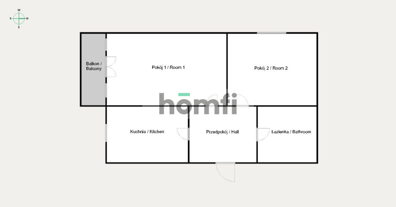 Tram | Green area | Two separate rooms - Квартира - Продаж - Kraków, Nowa Huta