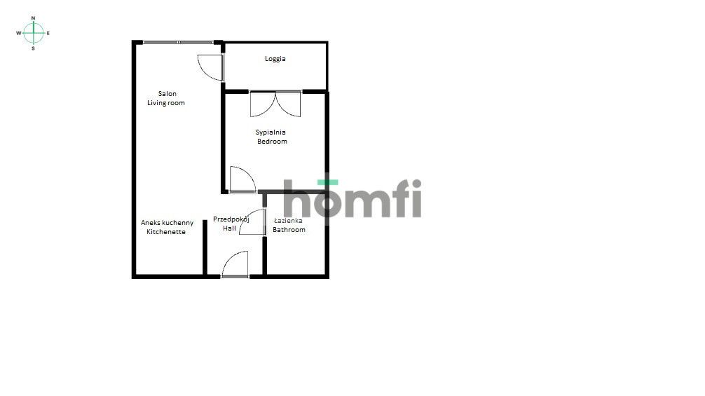 2-pokojowy apartament w Angel City - Mieszkanie - Wynajem - Wrocław, Krzyki / Przedmieście Oławskie