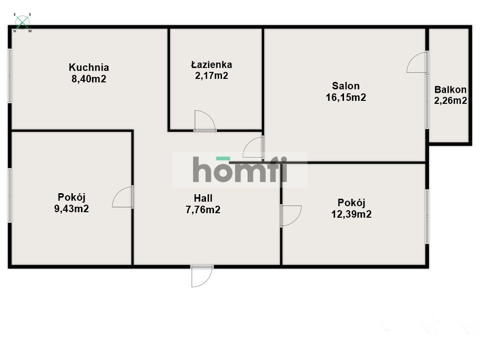 Mieszkanie na parterze z 3 pokojami i balkonem - Mieszkanie - Sprzedaż - Jarosławski, Jarosław