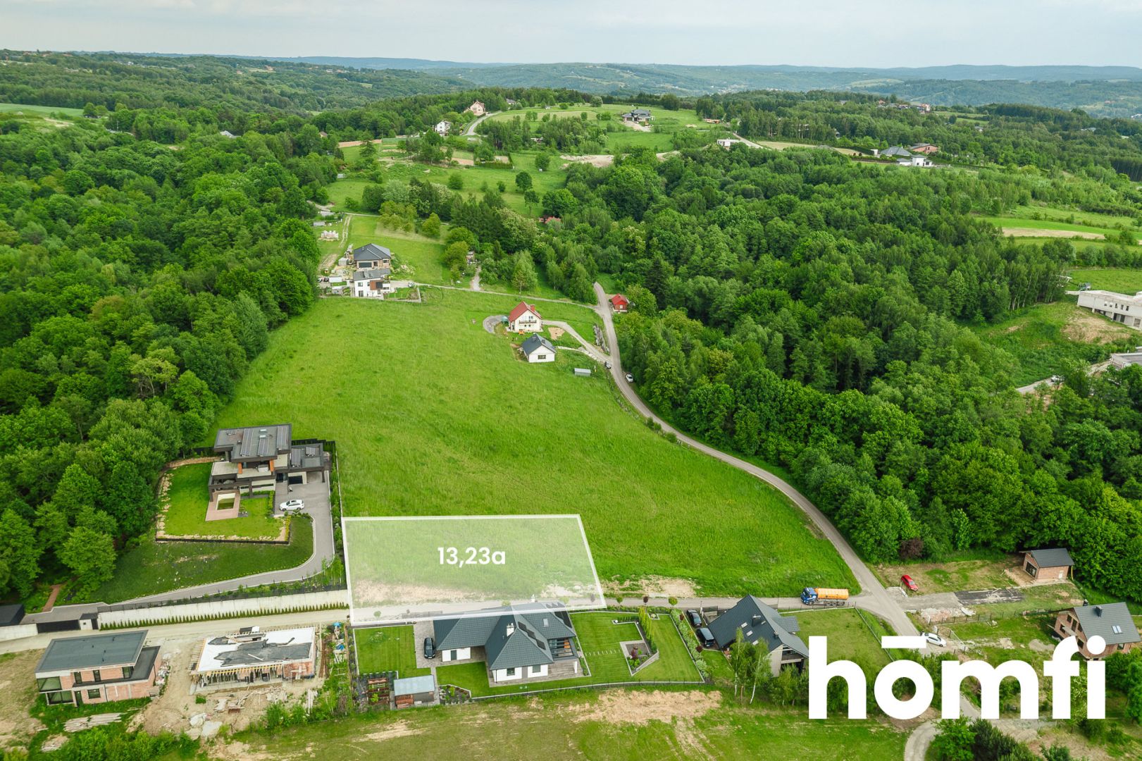 Exceptional 13.23-are Building Plot with Panoramic Views and Zoning Approval – Źródlana Street - Ділянка - Продаж - Rzeszów, Biała