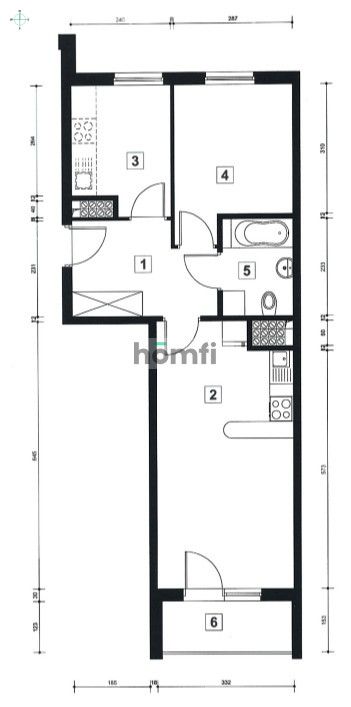 3-pokojowe mieszkanie z balkonem ul. Opolska - Mieszkanie - Wynajem - Wrocław, Krzyki / Księże Wielkie