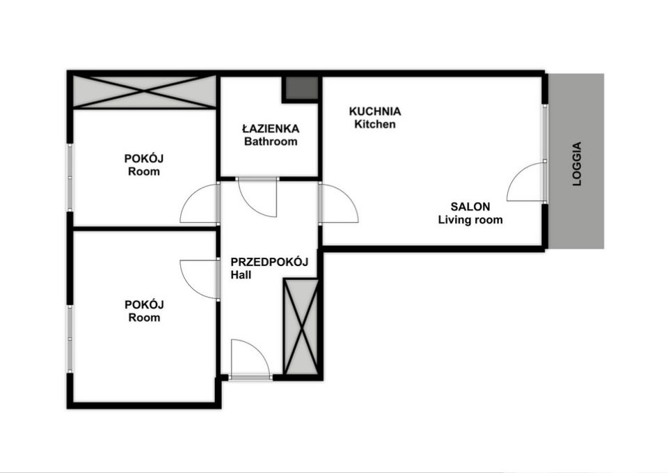 3-pokojowe mieszkanie z balkonem | SERENADA | Kraków, os. Oświecenia - Mieszkanie - Wynajem - Kraków, Nowa Huta / Mistrzejowice