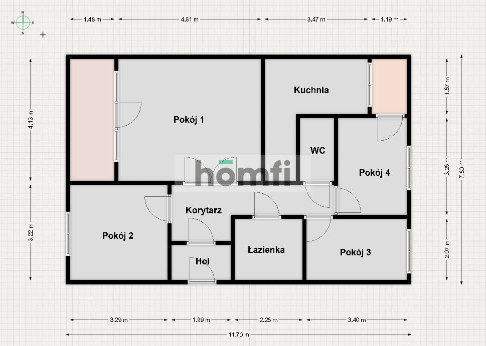 Spacious 4M for rent. Right next to UMK! - Apartment - Rent - Toruń, Bielany