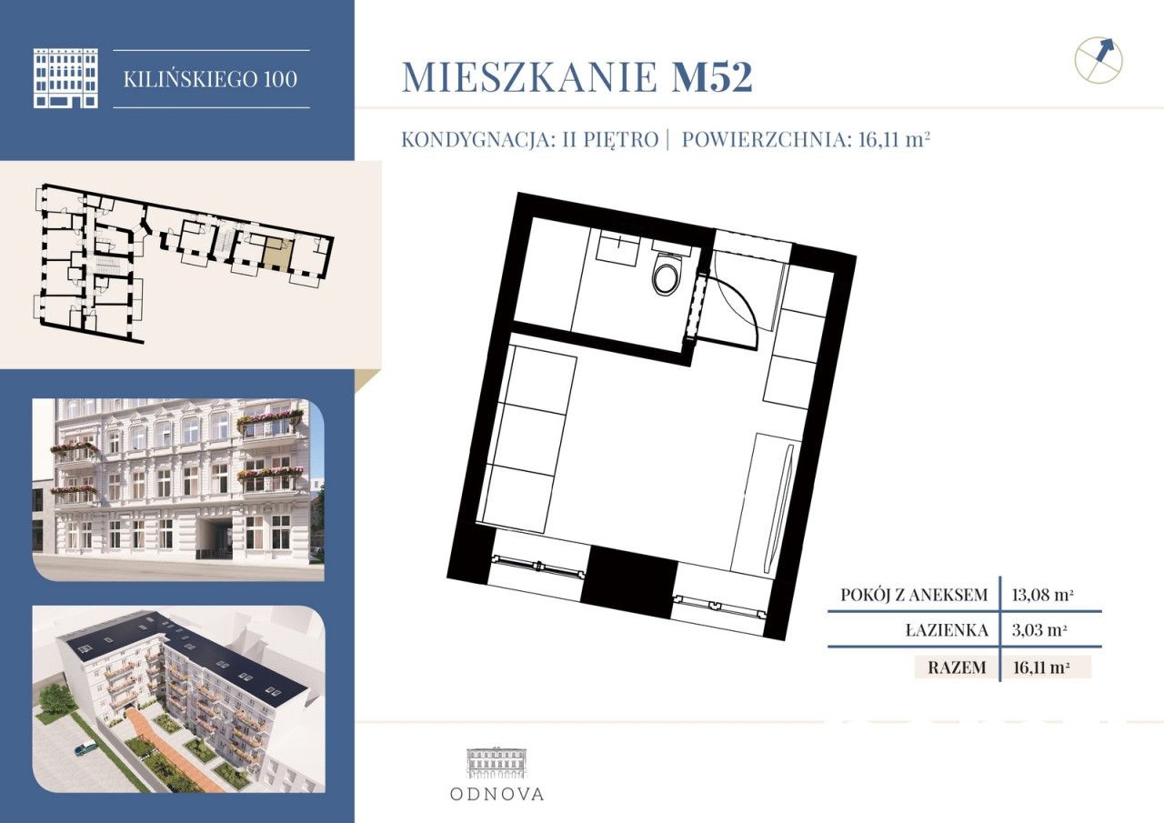 Wysoka kawalerka przy Parku Sienkiewicza - Mieszkanie - Sprzedaż - Łódź, Śródmieście