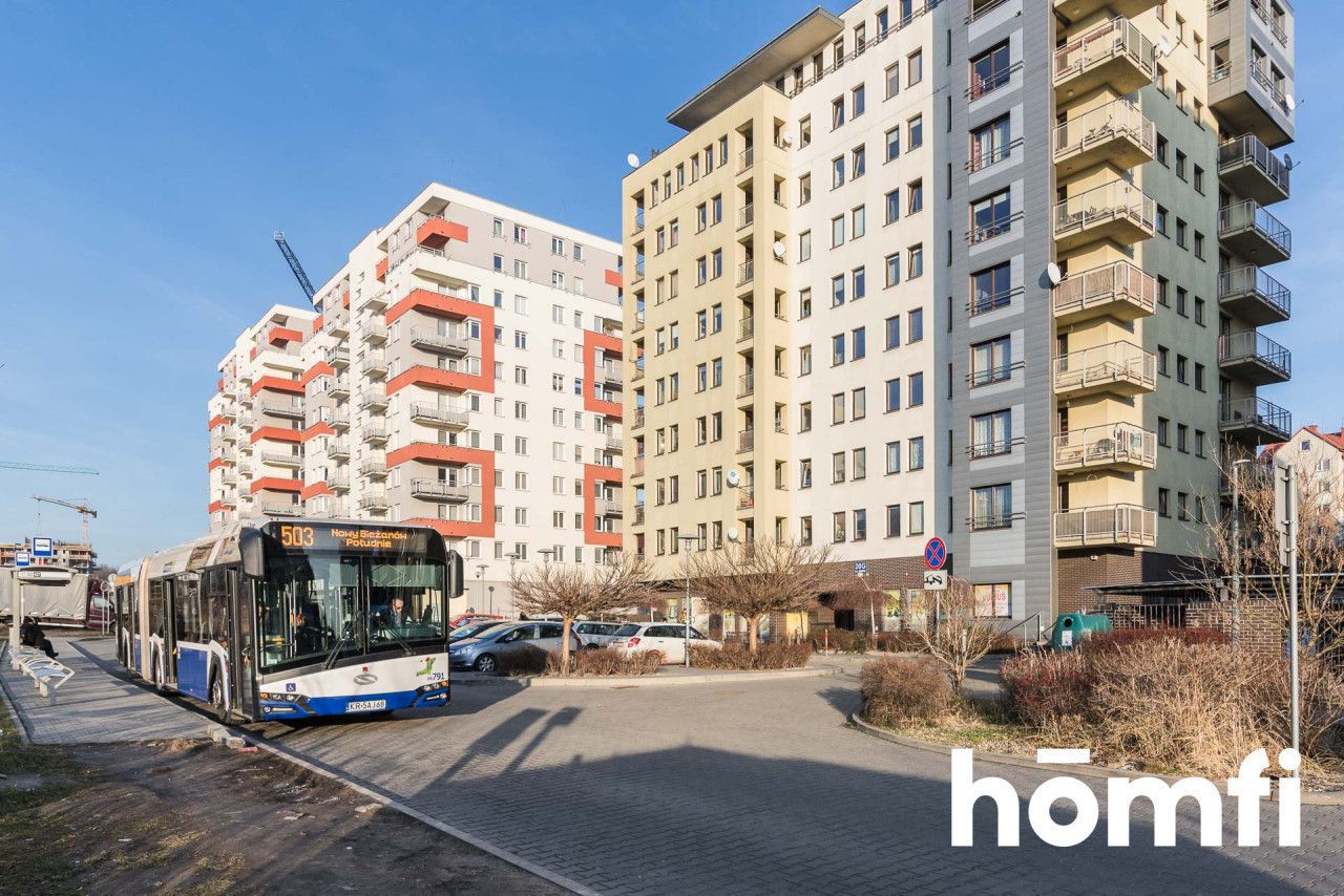 Górka Narodowa, Meiera - Widokowe studio, obok przystanku autobusowego - Mieszkanie - Wynajem - Kraków, Krowodrza / Prądnik Biały