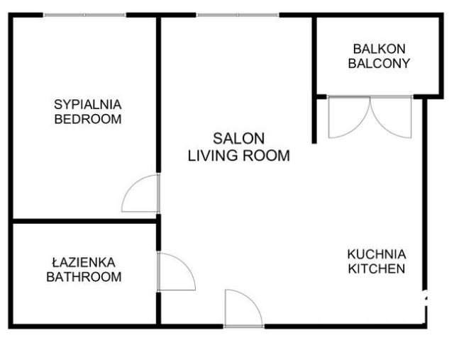ATRAKCYJNE 2 POK 43,8 M2 KLINY | OSIEDLE HARMONIA 2021 | BALKON - Mieszkanie - Sprzedaż - Kraków, Podgórze / Kliny
