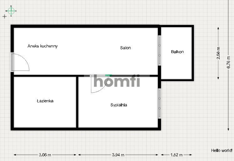 New 34 m² Apartment | First District - Apartment - Rent - Katowice, Bogucice