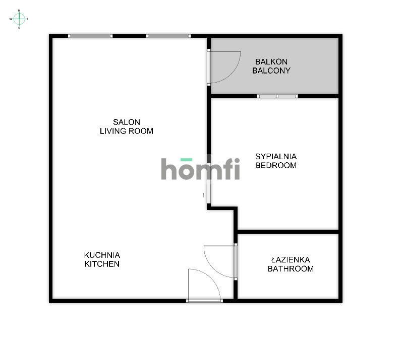 Dwupokojowe mieszkanie, Jacobs, Barska 69, Dębniki - Mieszkanie - Wynajem - Kraków, Podgórze / Dębniki