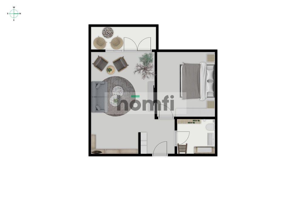 Functional apartment, Ursynów - Apartment - Rent - Warszawa, Ursynów