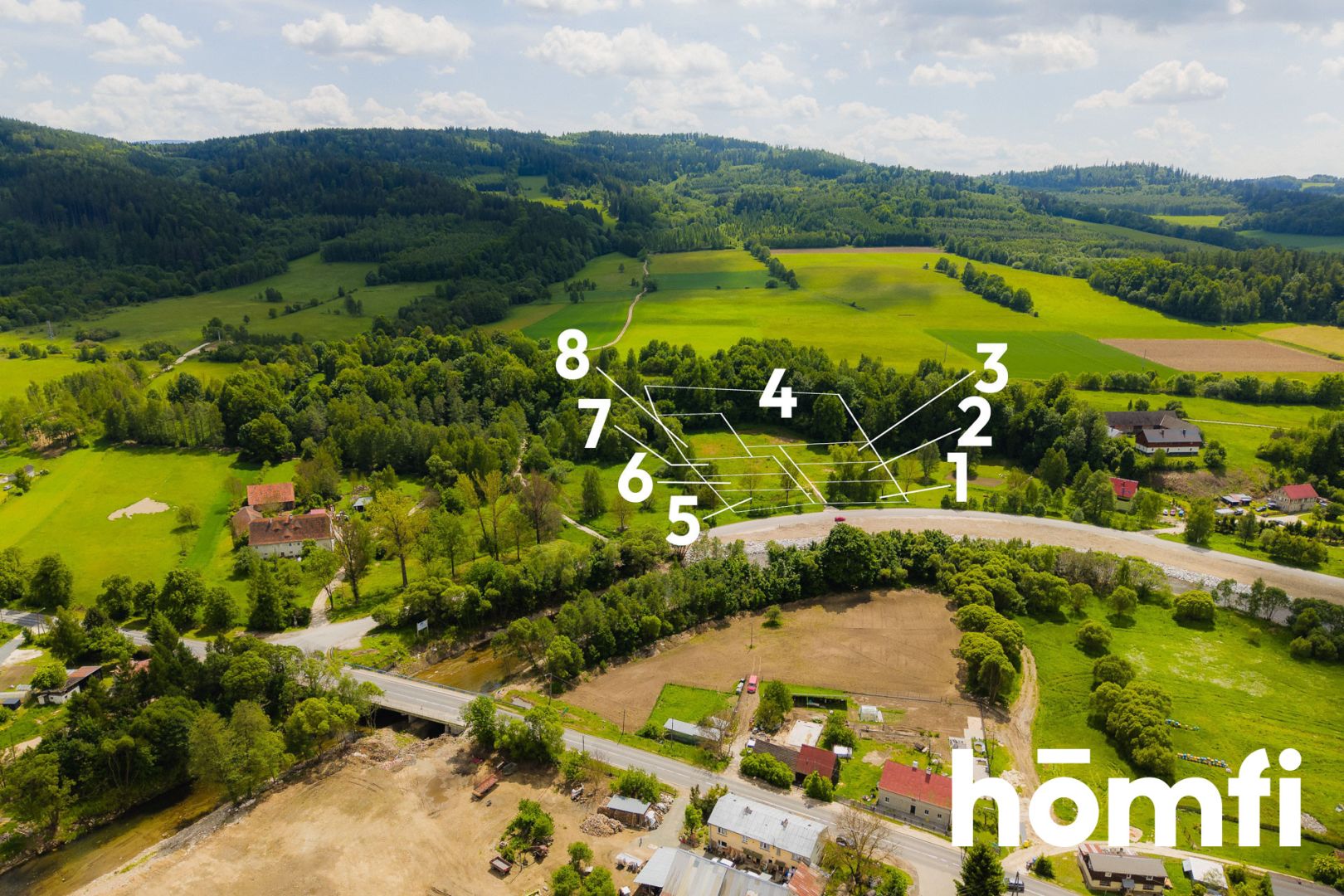 Działki budowlane nr 1 i nr 2 / 1 781 m2 - Lot - Sale - Kłodzki, Lądek-Zdrój / Trzebieszowice