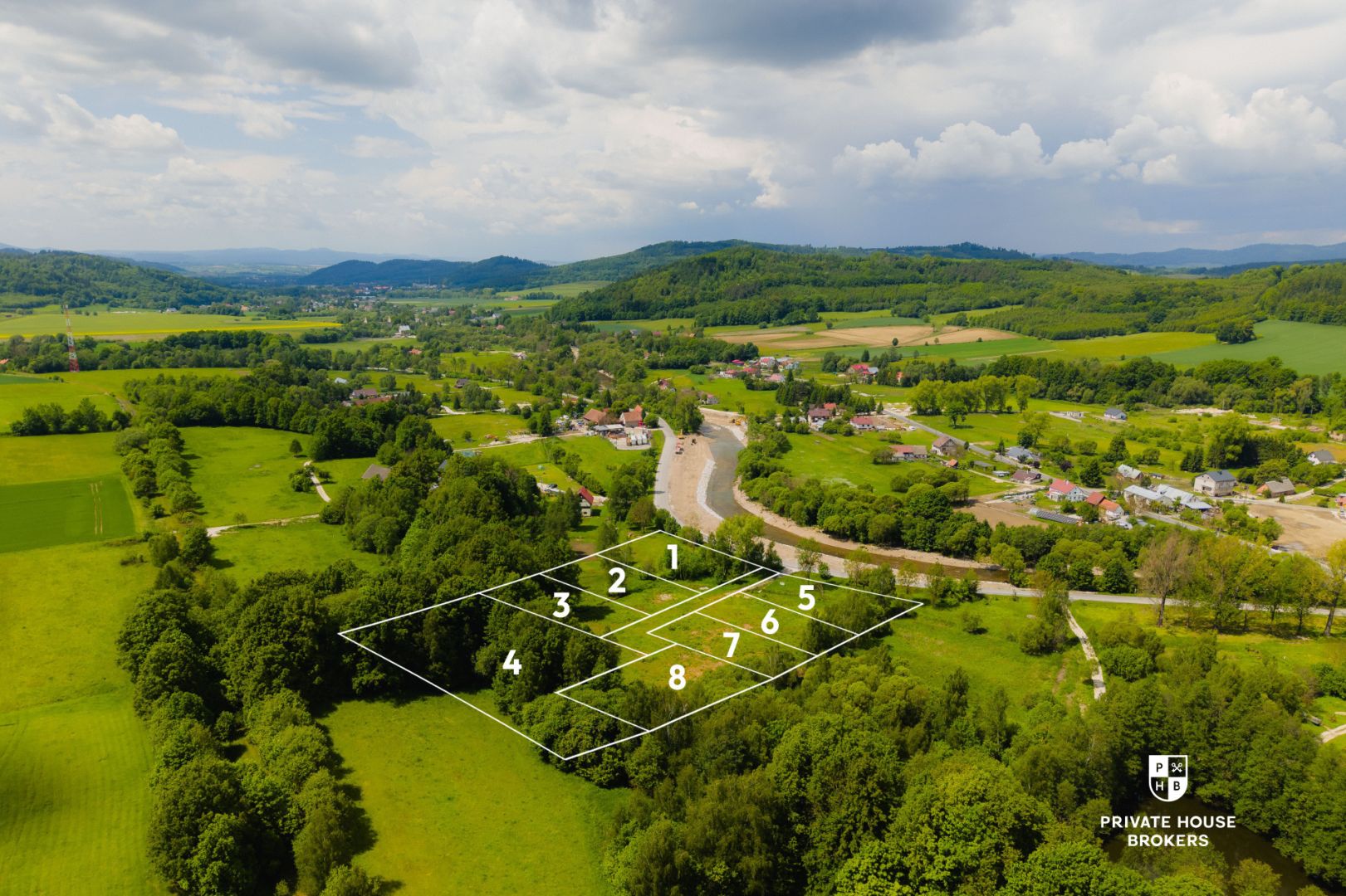 Działki budowlane nr 3 i nr 4 / 4 151 m2 - Ділянка - Продаж - Kłodzki, Lądek-Zdrój / Trzebieszowice