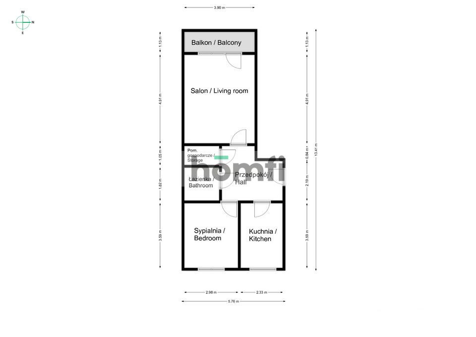2 rooms | parking space | hospital Prokocim - Apartment - Sale - Kraków, Podgórze / Bieżanów