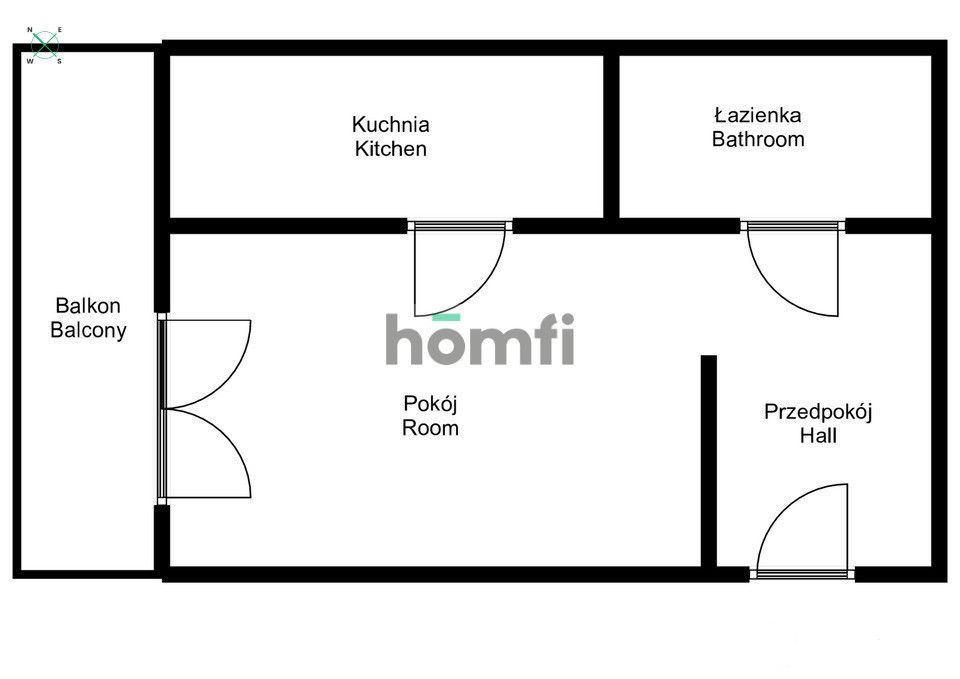 Kawalerka na wynajem w Centrum - 36m2, ul. Śrutowa - Mieszkanie - Wynajem - Wrocław, Śródmieście