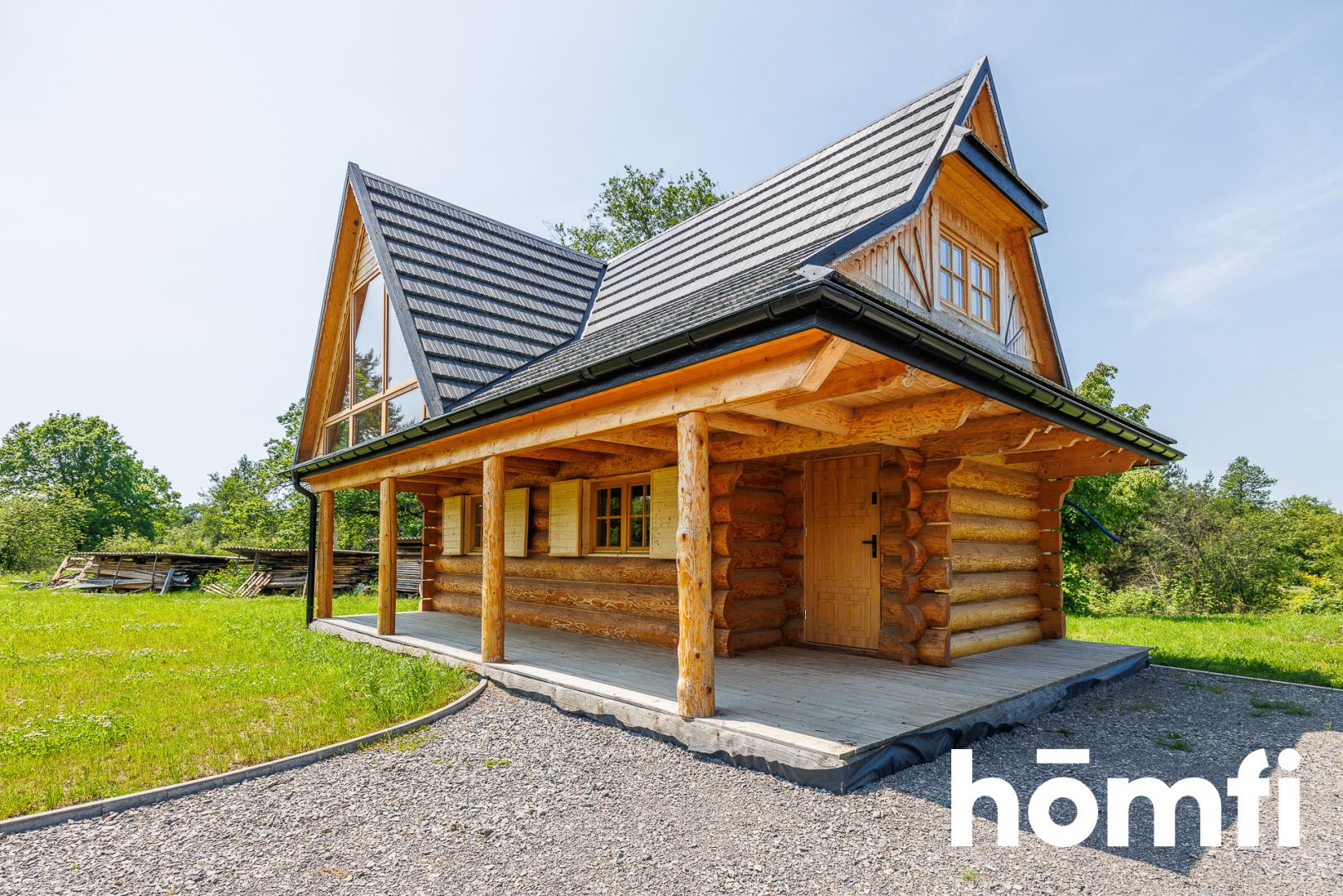 Całoroczny dom z bala w góralskim stylu - Radawa - Dom - Sprzedaż - Jarosławski, Wiązownica / Radawa