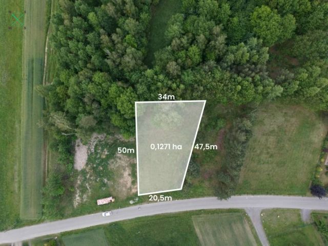 Building plot | Kuźnica Stara | 1271 m² | utilities | zoning plan - Plot - Sale - Kłobucki, Przystajń / Kuźnica Stara